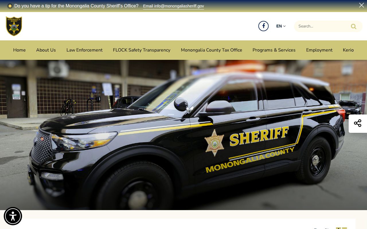 Monongalia County daily arrest report page with text-only reports